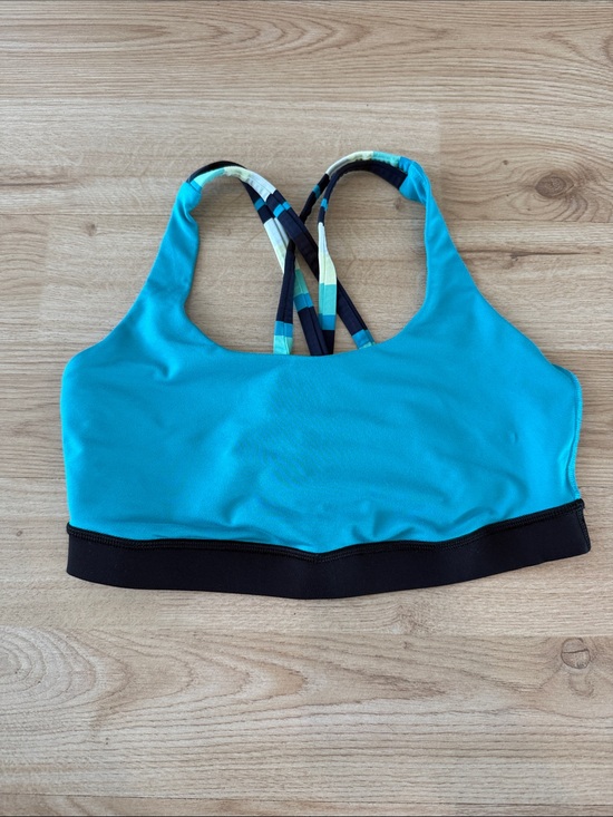 lululemon athletica Other - Lululemon Teal Strappy Sports Bralette - Women's Active Crop Top